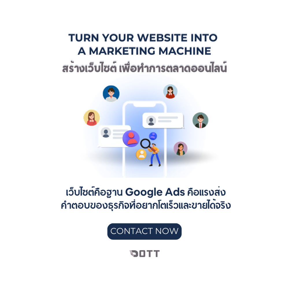 เว็บไซต์คือฐาน Google Ads คือแรงส่ง คำตอบของธุรกิจที่โตเร็วกว่าในยุคนี้